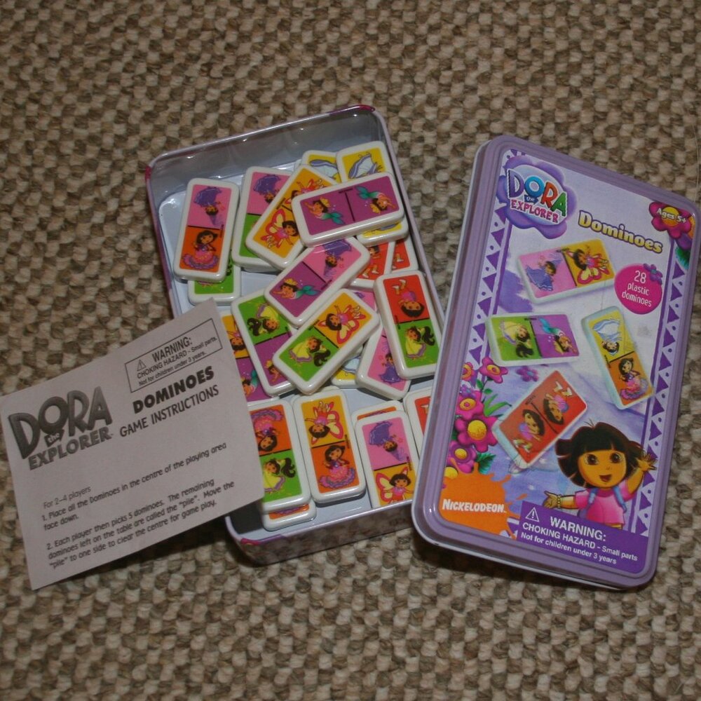 🟪 Dora the Explorer Dominoes – Complete & Like New! 🟪